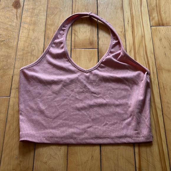 pink halter top - Picture 1 of 3
